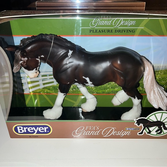 Breyer Toys Breyer Traditional Fvas Grand Design Clydesdale Horse Nib Breyerfest 223 Poshmark